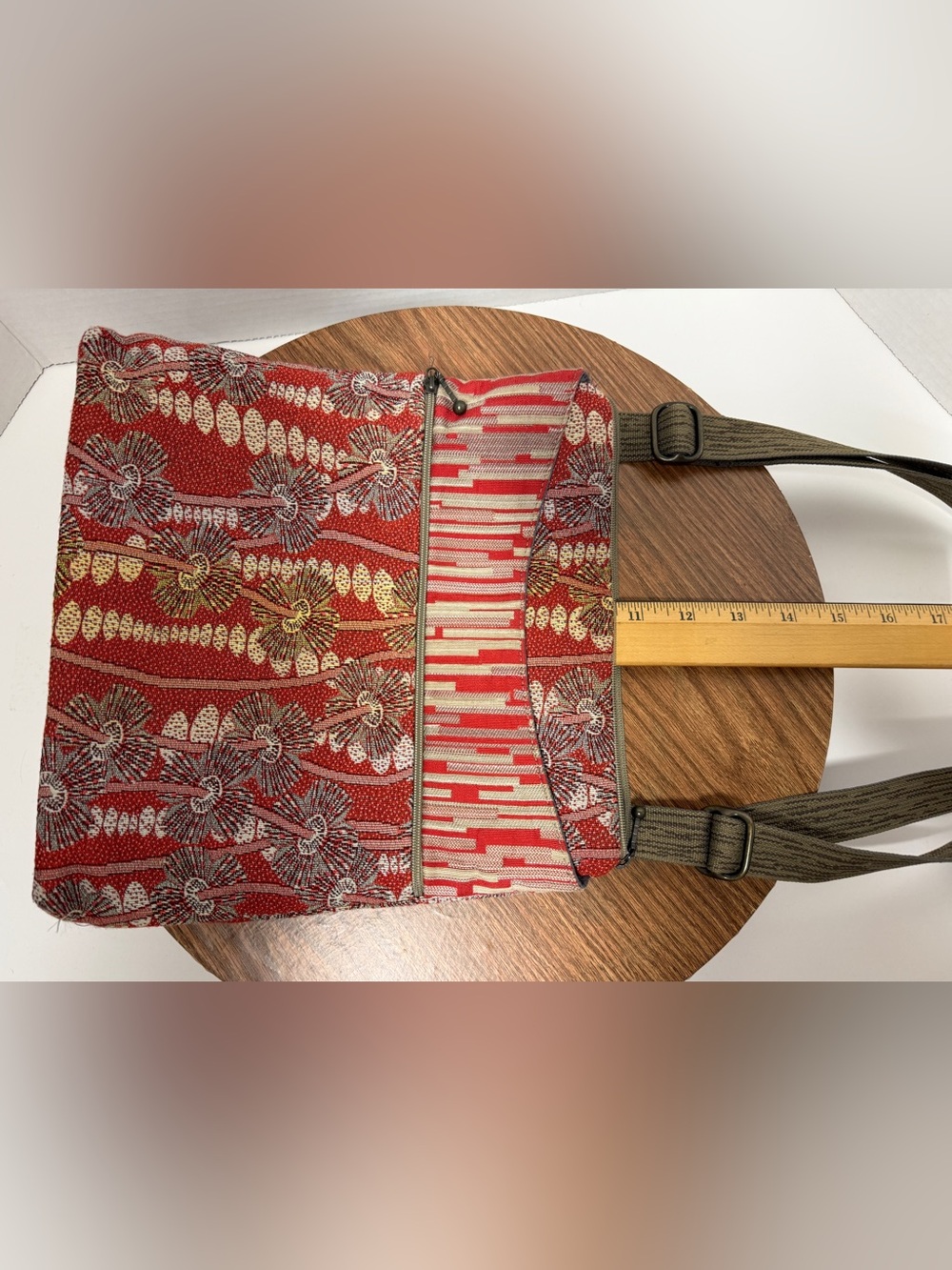 Maruca Sparrow Cosmic Cosmo Red Crossbody Handbag Purse Made in USA - Picture 12 of 12